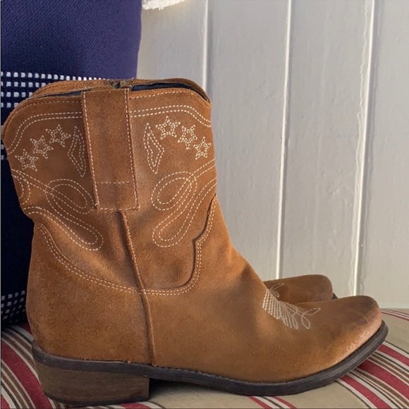 Boutique 9 Jolisa Western Cowboy Ankle Boots - Picture 6 of 13